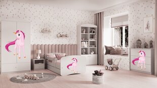 Кровать babydreams белая с ящиком, без матраса 160/80 цена и информация | Детские кровати | 220.lv