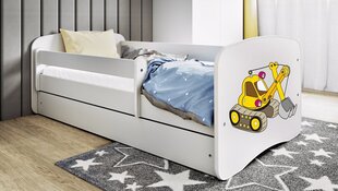 Bērnu gulta ar atvilktni bez matrača Kocot Kids BabyDreams, balta cena un informācija | Bērnu gultas | 220.lv