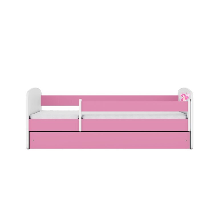 Bērnu gulta ar atvilktni bez matrača Kocot Kids BabyDreams, rozā cena un informācija | Bērnu gultas | 220.lv
