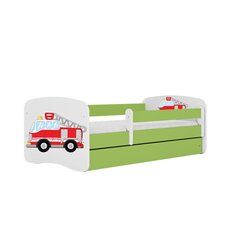 Кровать babydreams зеленая с ящиком, без матраса 160/80 цена и информация | Детские кровати | 220.lv