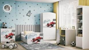 Кровать babydreams белая без ящика, с матрасом 180/80 цена и информация | Детские кровати | 220.lv