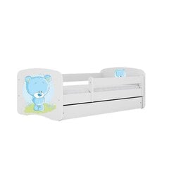 Кровать babydreams белая без ящика, с матрасом 160/80 цена и информация | Детские кровати | 220.lv