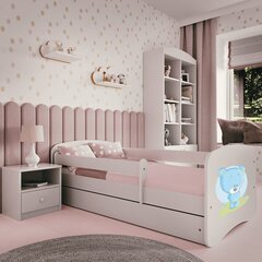 Белая кровать babydreams без ящика и матраса 180/80 цена и информация | Детские кровати | 220.lv