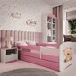 Bērnu gulta bez matrača un atvilktnes Kocot Kids BabyDreams, rozā цена и информация | Bērnu gultas | 220.lv
