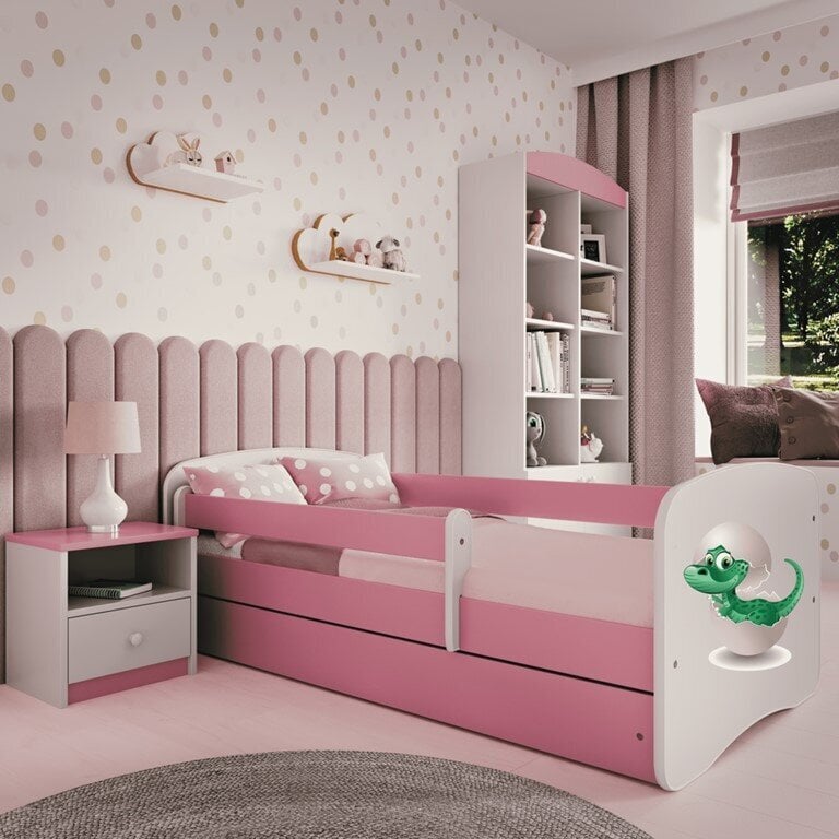 Bērnu gulta bez atvilktnes, bez matrača Kocot Kids BabyDreams, rozā цена и информация | Bērnu gultas | 220.lv