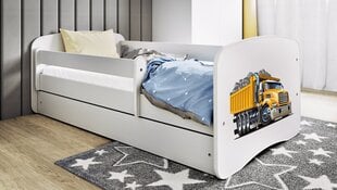 Bērnu gulta ar atvilktni un matraci Kocot Kids BabyDreams, balta cena un informācija | Bērnu gultas | 220.lv