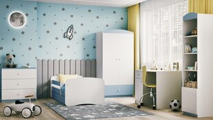 Bērnu gulta ar atvilktni un matraci Kocot Kids BabyDreams, zila cena un informācija | Bērnu gultas | 220.lv