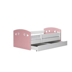 Bērnu gulta bez atvilktnes ar matraci Kocot Kids Julia, rozā cena un informācija | Bērnu gultas | 220.lv