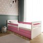 Bērnu gulta bez atvilktnes ar matraci Kocot Kids Tomi, rozā cena un informācija | Bērnu gultas | 220.lv
