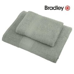 Bradley Полотенце фроте, 100 x 150 см, оливково-зеленое, 3 шт цена и информация | Полотенца | 220.lv