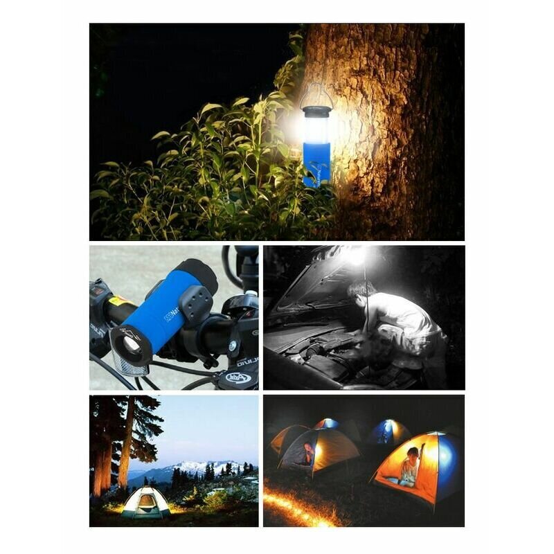 Tūrisma lampa ar trīs režīmiem Naturehike, zila cena un informācija | Lukturi un prožektori | 220.lv