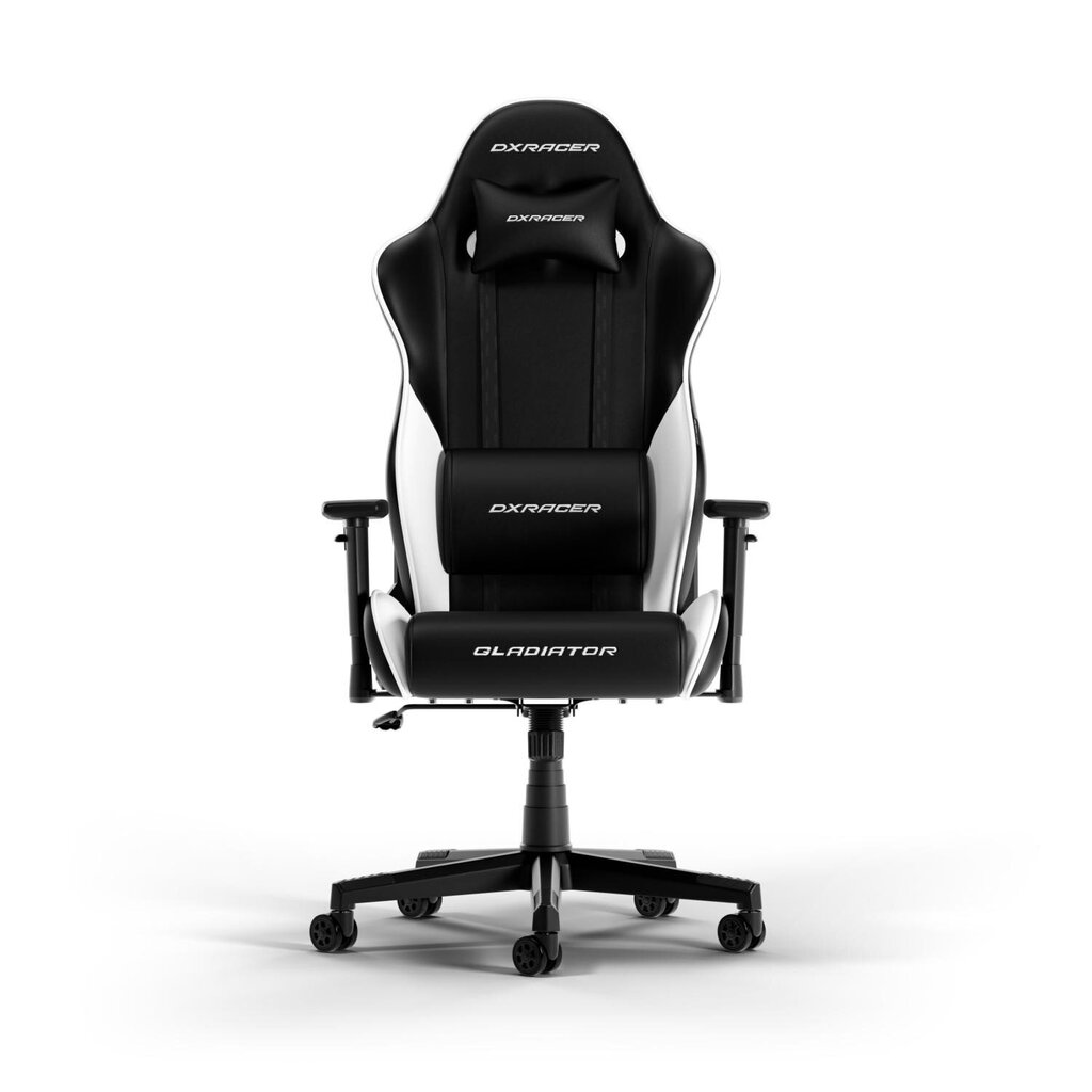 Spēļu krēsls DXRACER Gladiator Series L N23 melns&balts cena un informācija | Biroja krēsli | 220.lv