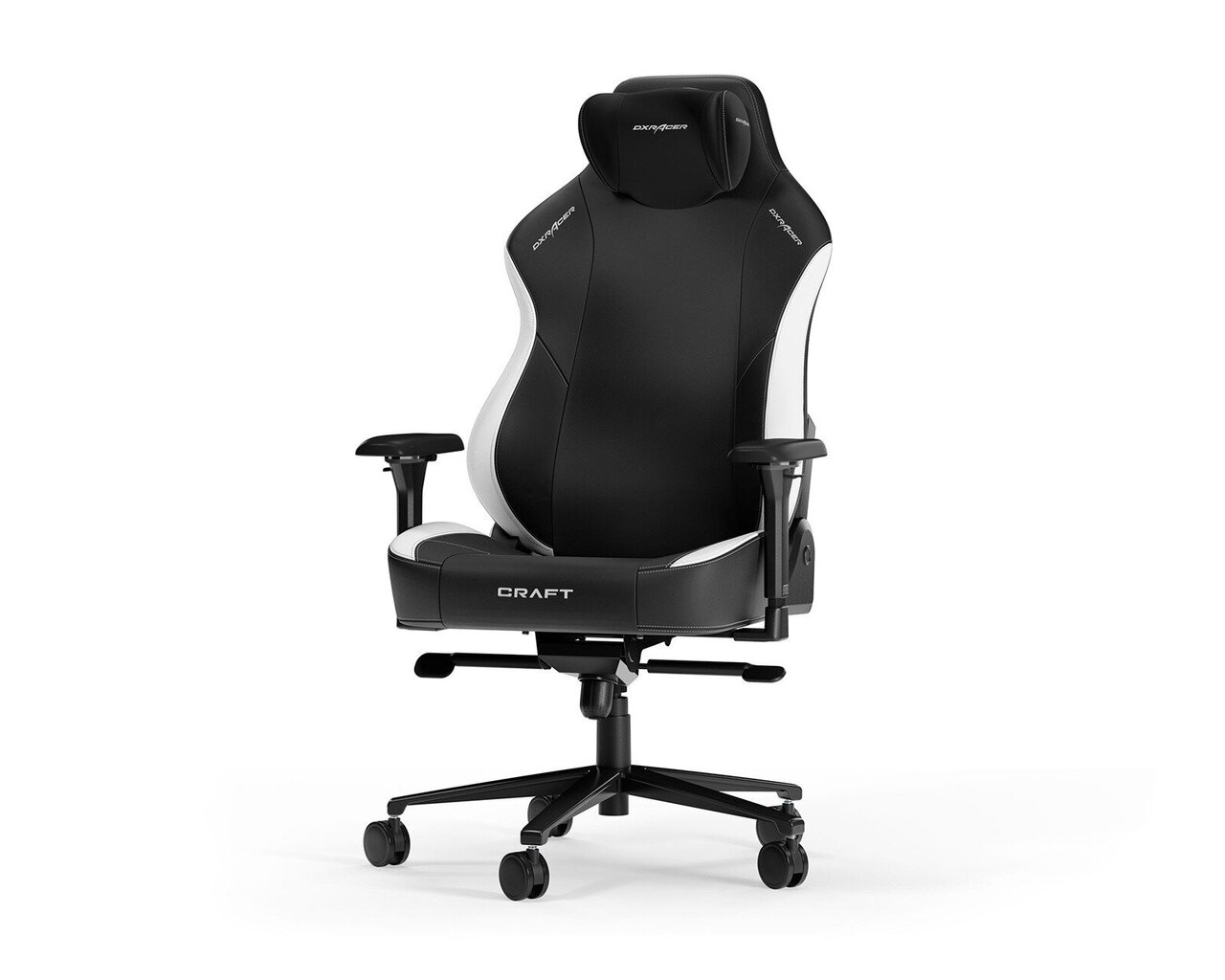 Spēļu krēsls Dxracer Craft L C23-NW, Melns&Balts cena un informācija | Biroja krēsli | 220.lv