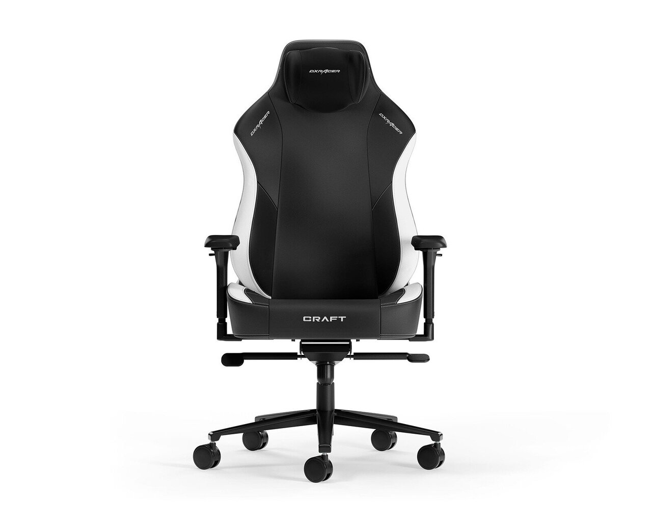 Spēļu krēsls Dxracer Craft L C23-NW, Melns&Balts cena un informācija | Biroja krēsli | 220.lv