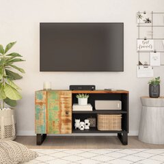 TV skapītis vidaXL, 80x33x46 cm, melns цена и информация | Тумбы под телевизор | 220.lv