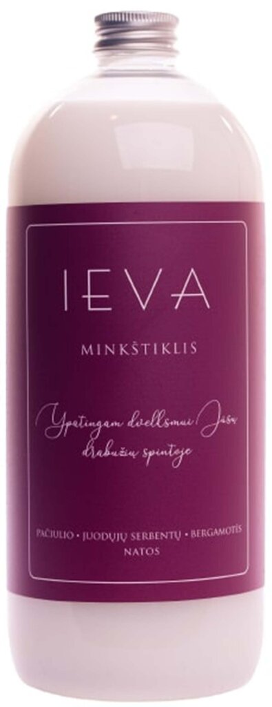 Ieva veļas mīkstinātājs, 1000 ml цена и информация | Veļas mazgāšanas līdzekļi | 220.lv