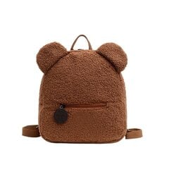 Рюкзак с милым плюшевым мишкой, коричневый цена и информация | Рюкзаки и сумки | 220.lv
