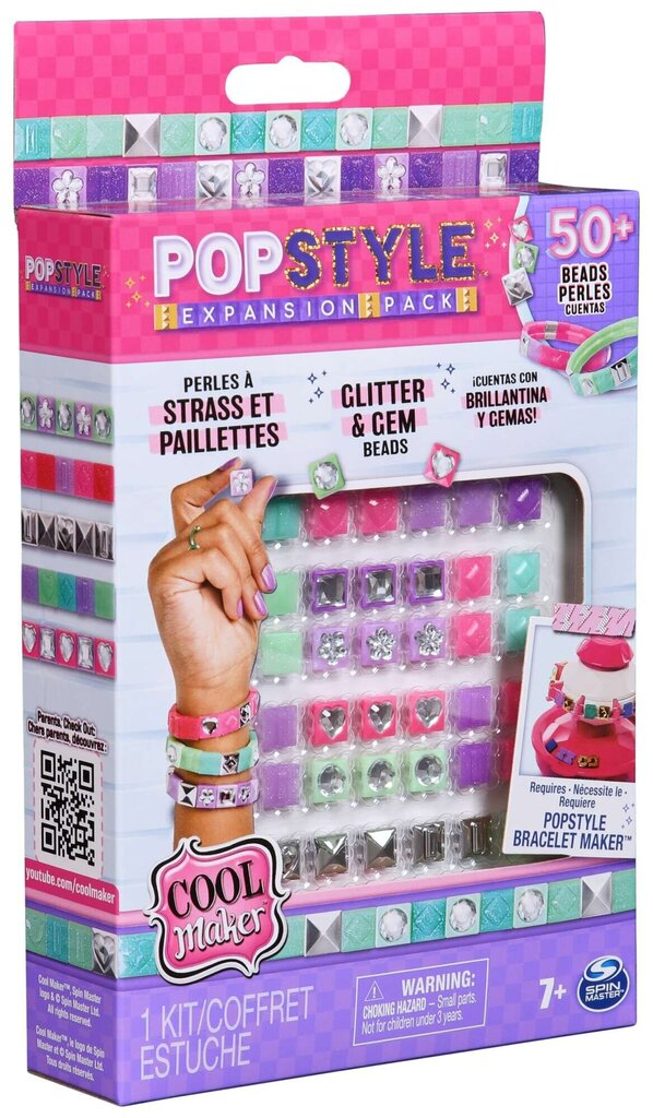 Komplekts Cool Maker Papildu aproces veidošanas Pop Style cena un informācija | Rotu veidošana, pērļošana | 220.lv