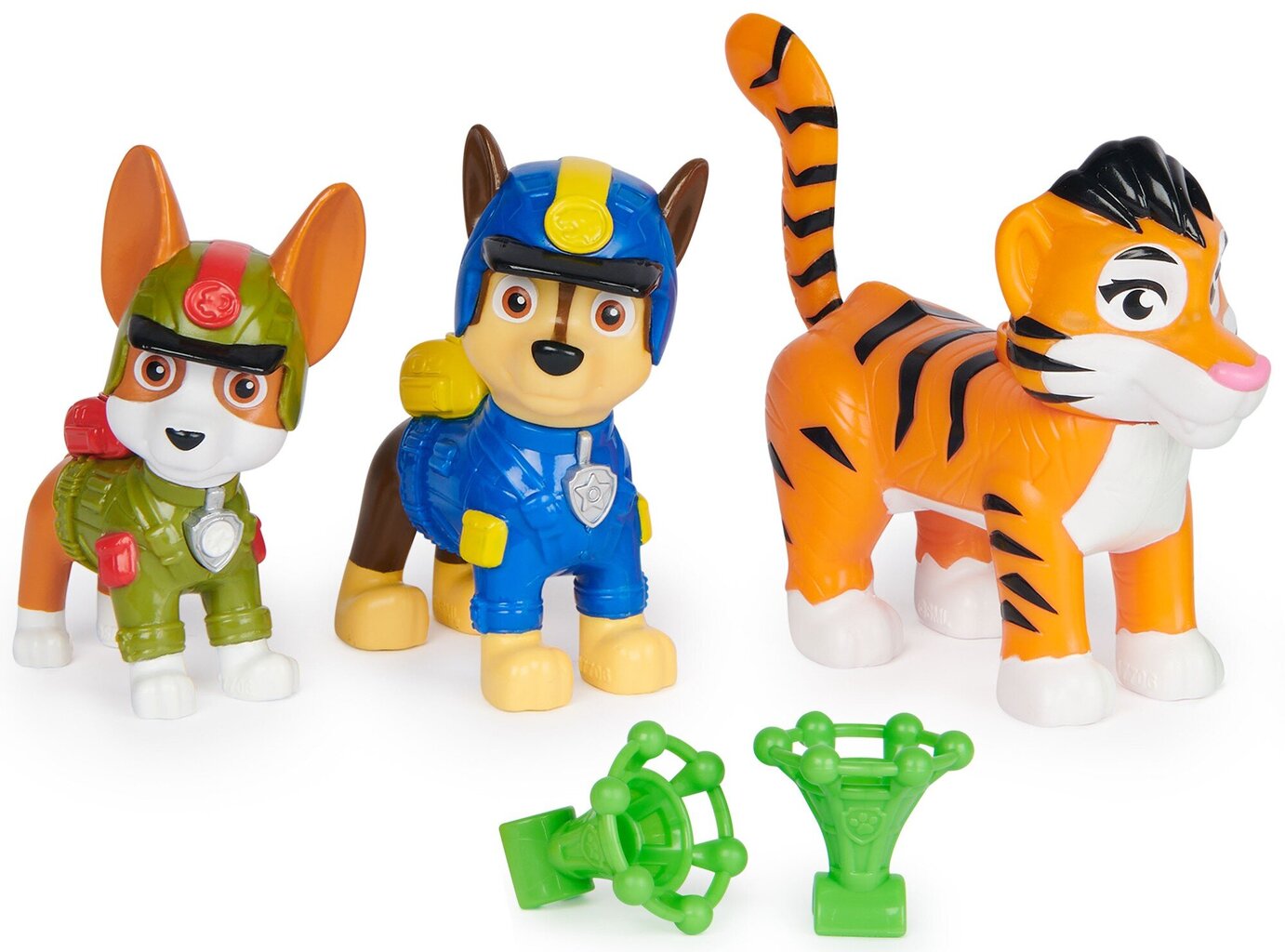 Komplekts Paw Patrol Jungle Pups Chase Tracker figūriņas + aksesuāri cena un informācija | Rotaļlietas zēniem | 220.lv