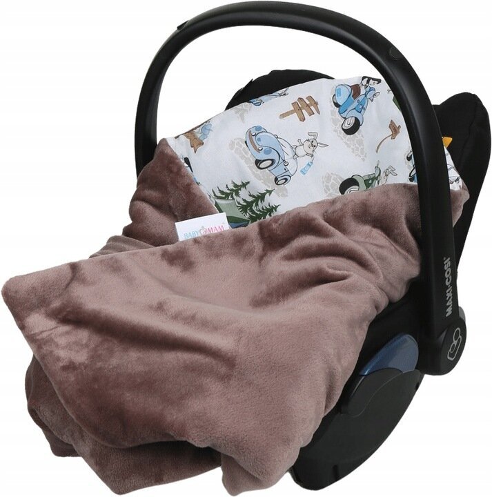 Sega autokrēsliņam Babymam, 100x100 cm, brown cena un informācija | Autokrēsliņu aksesuāri | 220.lv