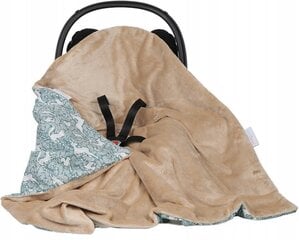 Одеяло на автокресло Babymam, 100x100 cm, beige цена и информация | Аксессуары для автокресел | 220.lv