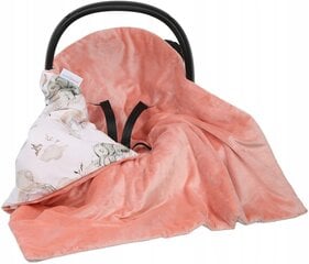 Одеяло на автокресло Babymam, 100x100 cm, pink цена и информация | Аксессуары для автокресел | 220.lv