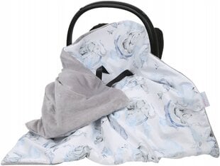 Одеяло на автокресло Babymam, 100x100 cm, gray цена и информация | Аксессуары для автокресел | 220.lv