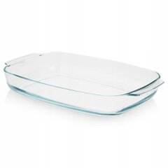 Стеклянная термостойкая форма для выпечки, 3,7 л цена и информация | Формы, посуда для выпечки | 220.lv