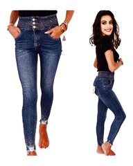Прямые джинсы LC161 L20-718 LC161 L20-718 BRUSHED USED 36W-34L цена и информация | Женские джинсы | 220.lv