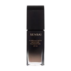 Mitrinoša grima bāze Sensai Flawless Liquid Foundation SPF25, Fs202 Ochre Beige, 30 ml цена и информация | Пудры, базы под макияж | 220.lv