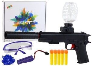 Elektriskā šautene ar ūdens bumbiņām un aizsargbrillēm bērniem, melna cena un informācija | Rotaļlietas zēniem | 220.lv