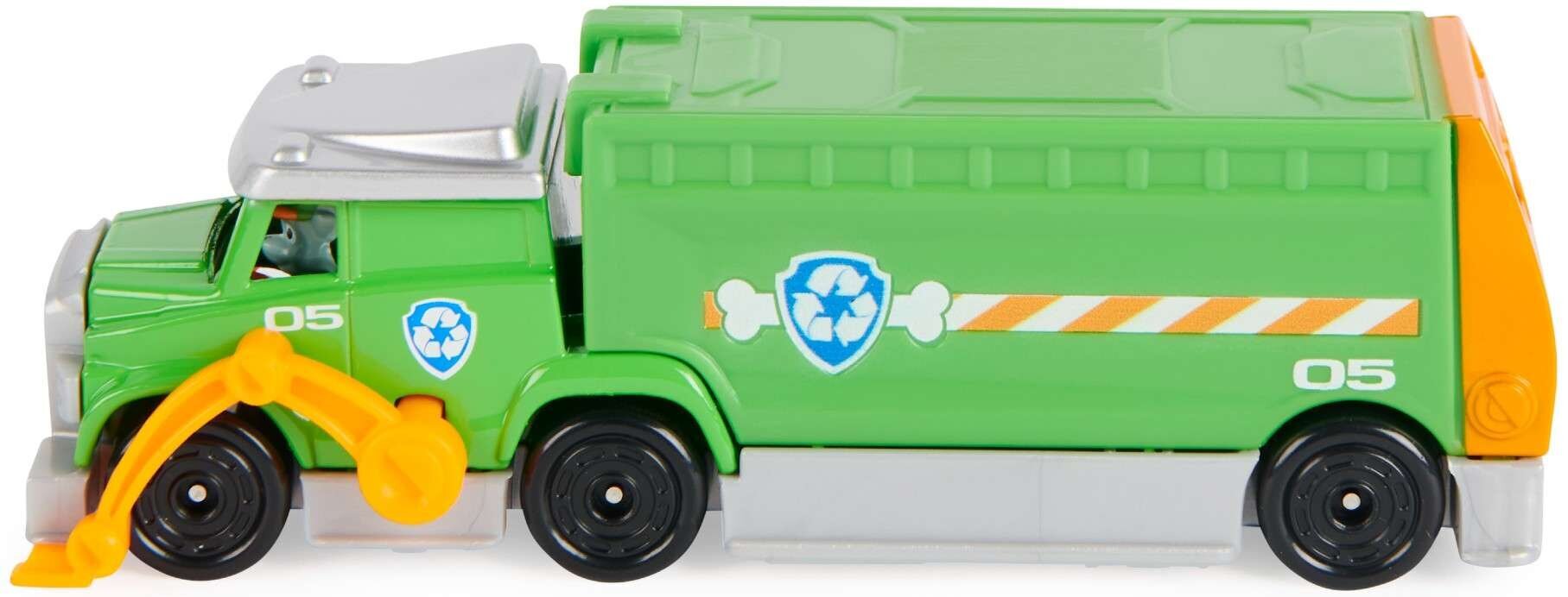 Rotaļu metāla kravas automašīna Paw Patrol Rocky Big Truck Pups, zaļa cena un informācija | Rotaļlietas zēniem | 220.lv