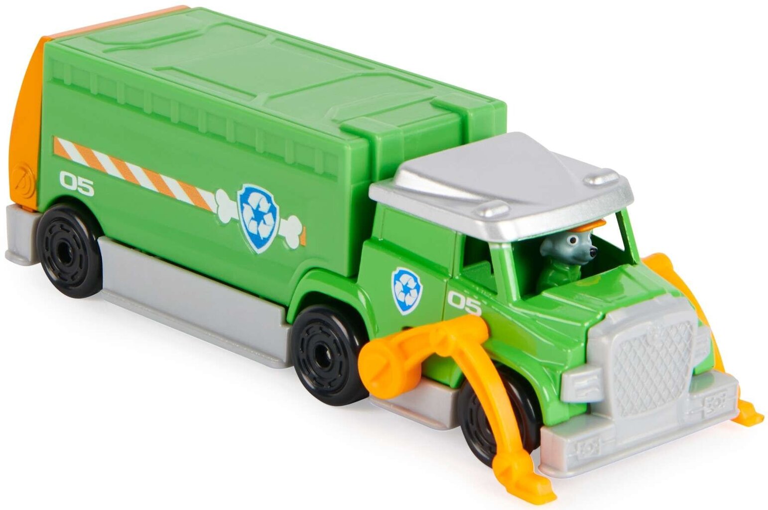 Rotaļu metāla kravas automašīna Paw Patrol Rocky Big Truck Pups, zaļa cena un informācija | Rotaļlietas zēniem | 220.lv