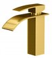 Vannas istabas jaucējkrāna komplekts Elva, zelta krāsā cena un informācija | Jaucējkrāni | 220.lv