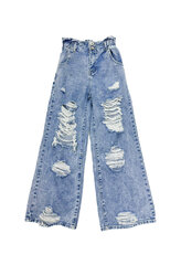 Джинсовые брюки для девочек, синие цена и информация | Штаны для девочек | 220.lv