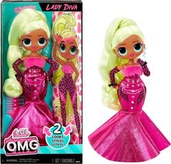 Lelle LOL Surprise! OMG, Lady Diva ar diviem tēliem cena un informācija | Rotaļlietas meitenēm | 220.lv