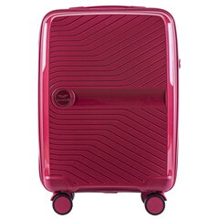 Красный чемодан для ручной клади DURALUXE+ цена и информация | Чемоданы, дорожные сумки | 220.lv