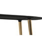 Kafijas galdiņš DKD Home Decor, 60x122x30 cm, melns/zelts cena un informācija | Žurnālgaldiņi | 220.lv