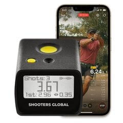 Taimeris SG Shot Timer Go, melns цена и информация | Шагомеры, хронометры, мониторы сердечного ритма | 220.lv