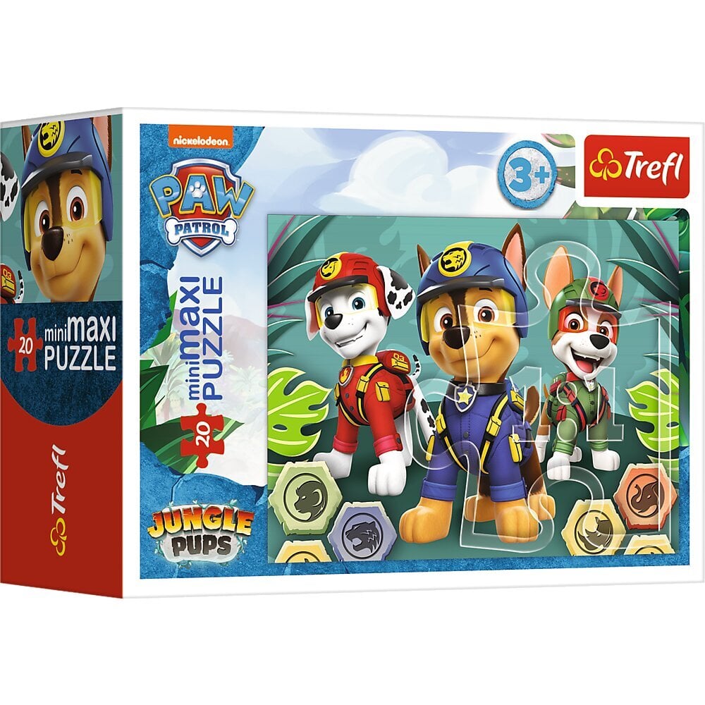 Puzle Trefl Mini Maxi Paw Patrol, 20 d. cena un informācija | Puzles, 3D puzles | 220.lv