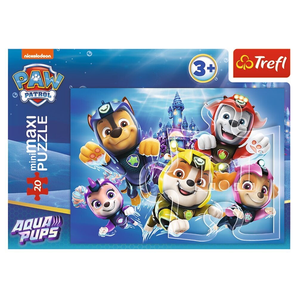 Puzle Trefl Mini Maxi Paw Patrol, 20 d. cena un informācija | Puzles, 3D puzles | 220.lv