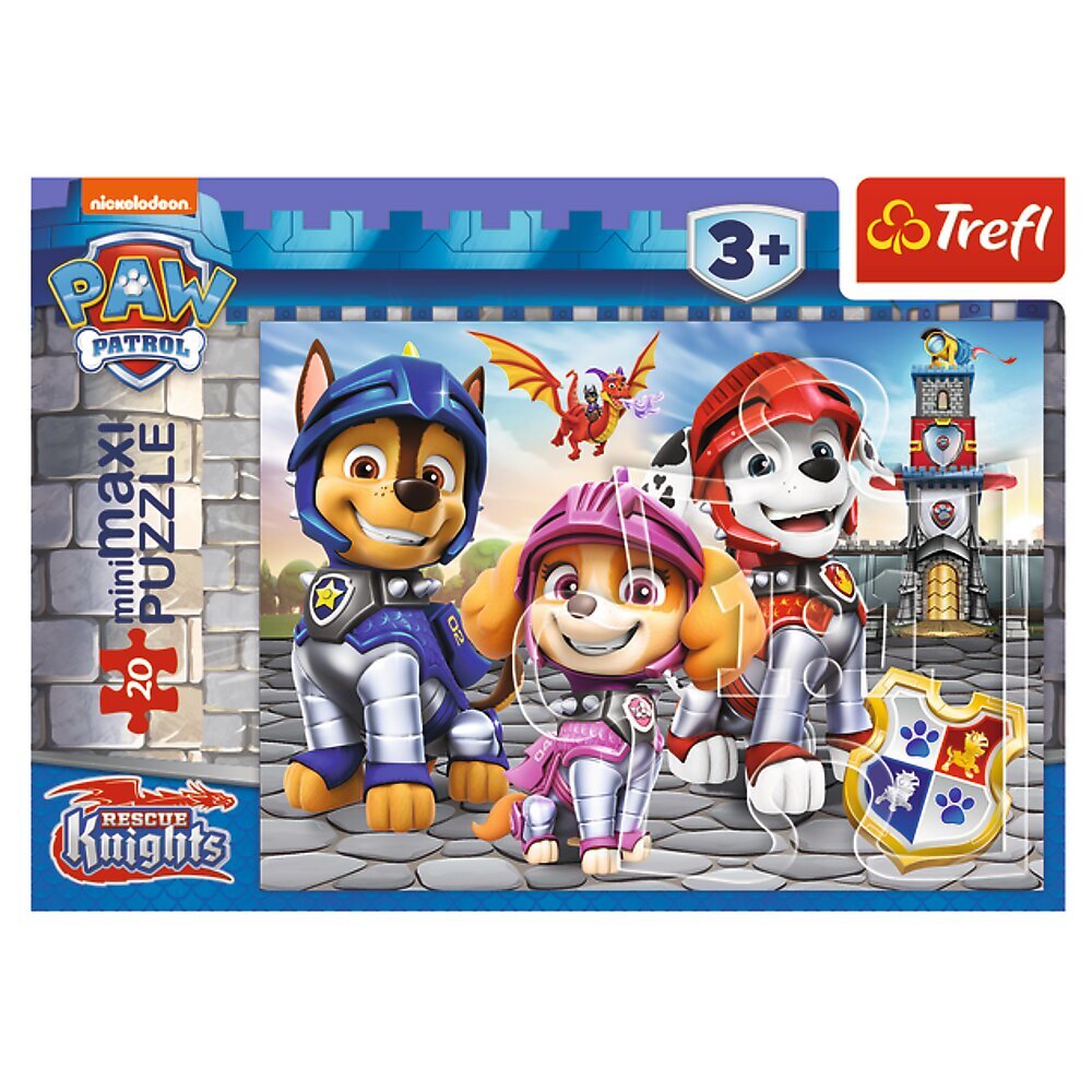 Puzle Trefl Mini Maxi Paw Patrol, 20 d. cena un informācija | Puzles, 3D puzles | 220.lv