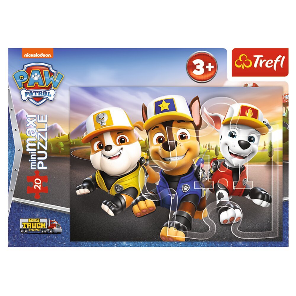 Puzle Trefl Mini Maxi Paw Patrol, 20 d. cena un informācija | Puzles, 3D puzles | 220.lv