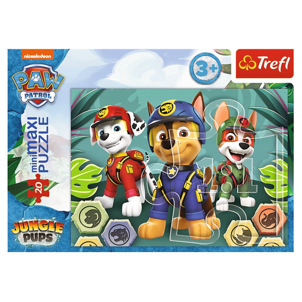 Puzle Trefl Mini Maxi Paw Patrol, 20 d. cena un informācija | Puzles, 3D puzles | 220.lv