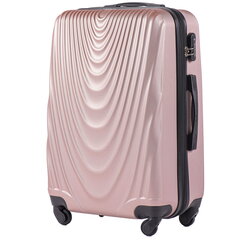 Дорожный чемодан PREDATOR розового золота среднего размера цена и информация | Чемоданы, дорожные сумки | 220.lv