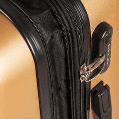 Оранжевый дорожный чемодан FALCON среднего размера цена и информация | Чемоданы, дорожные сумки | 220.lv