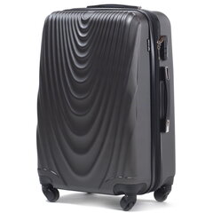Темно-серый средний чемодан PREDATOR цена и информация | Чемоданы, дорожные сумки | 220.lv