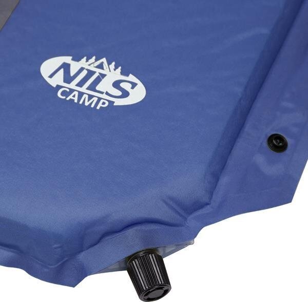 Pašpiepūšamais matracis Nils Camp NC4349, zils/pelēks цена и информация | Tūrisma matrači un paklājiņi | 220.lv