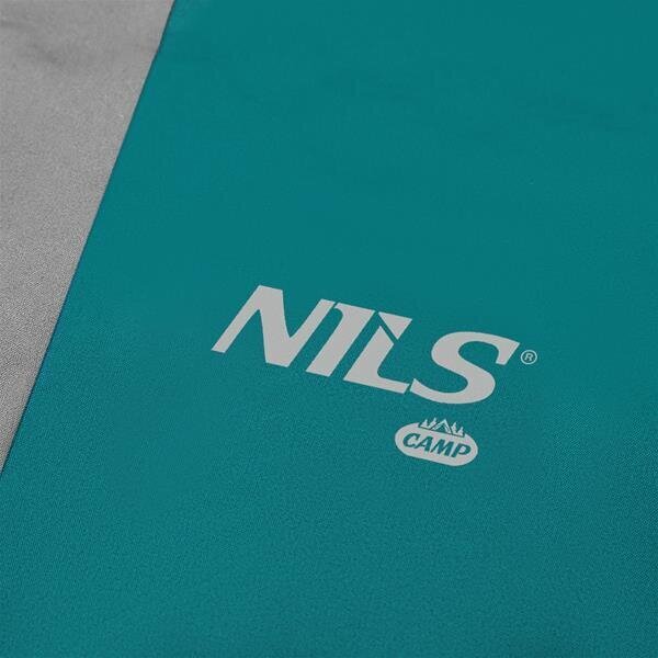 Pašpiepūšamais paklājiņš ar spilvenu Nils Camp NC4340, zils/pelēks cena un informācija | Tūrisma matrači un paklājiņi | 220.lv