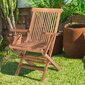 Dārza krēsls Bigbuy Home Kayla, brūns cena un informācija | Dārza krēsli | 220.lv